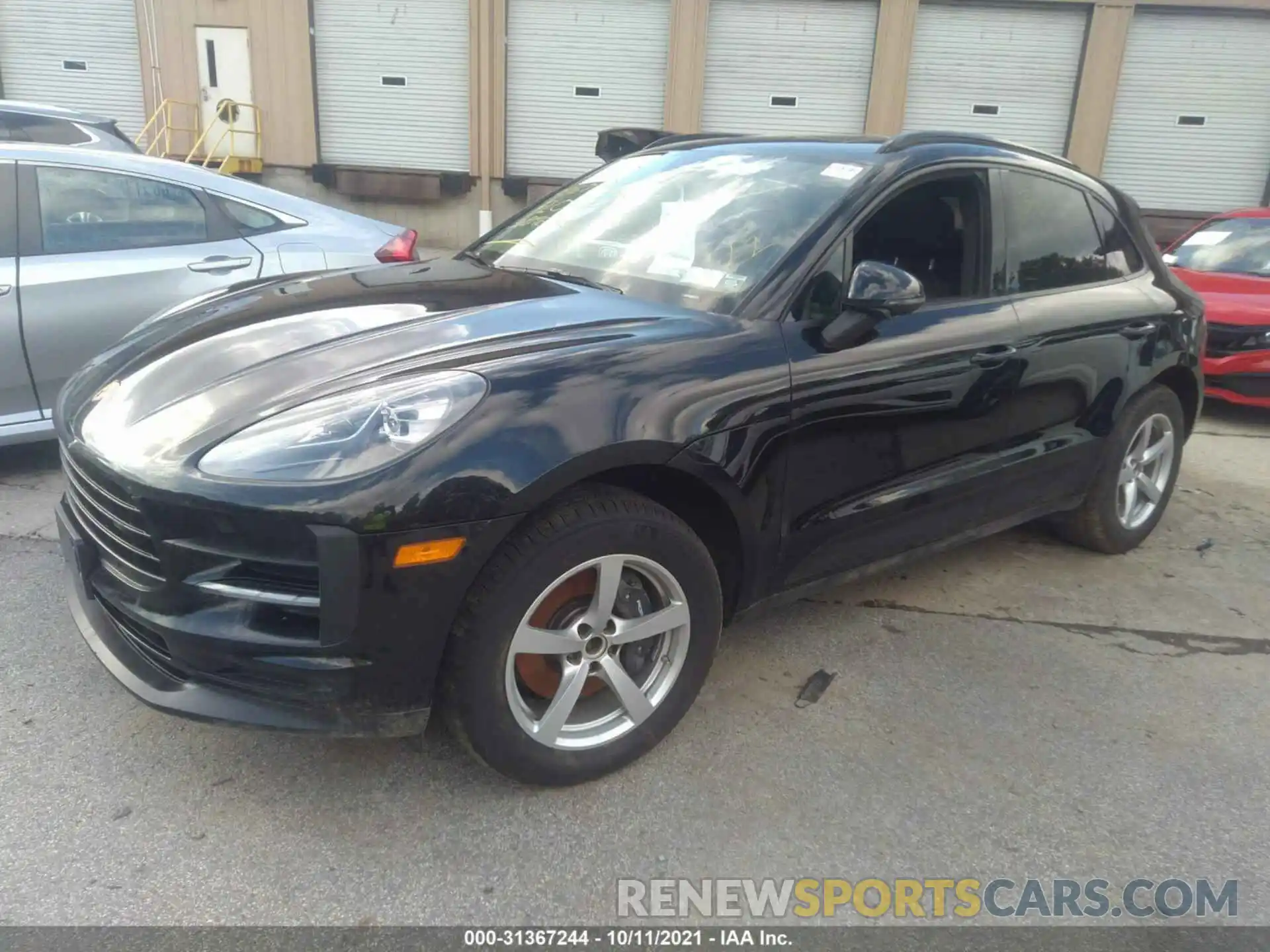 2 Photograph of a damaged car WP1AA2A57MLB03555 PORSCHE MACAN 2021