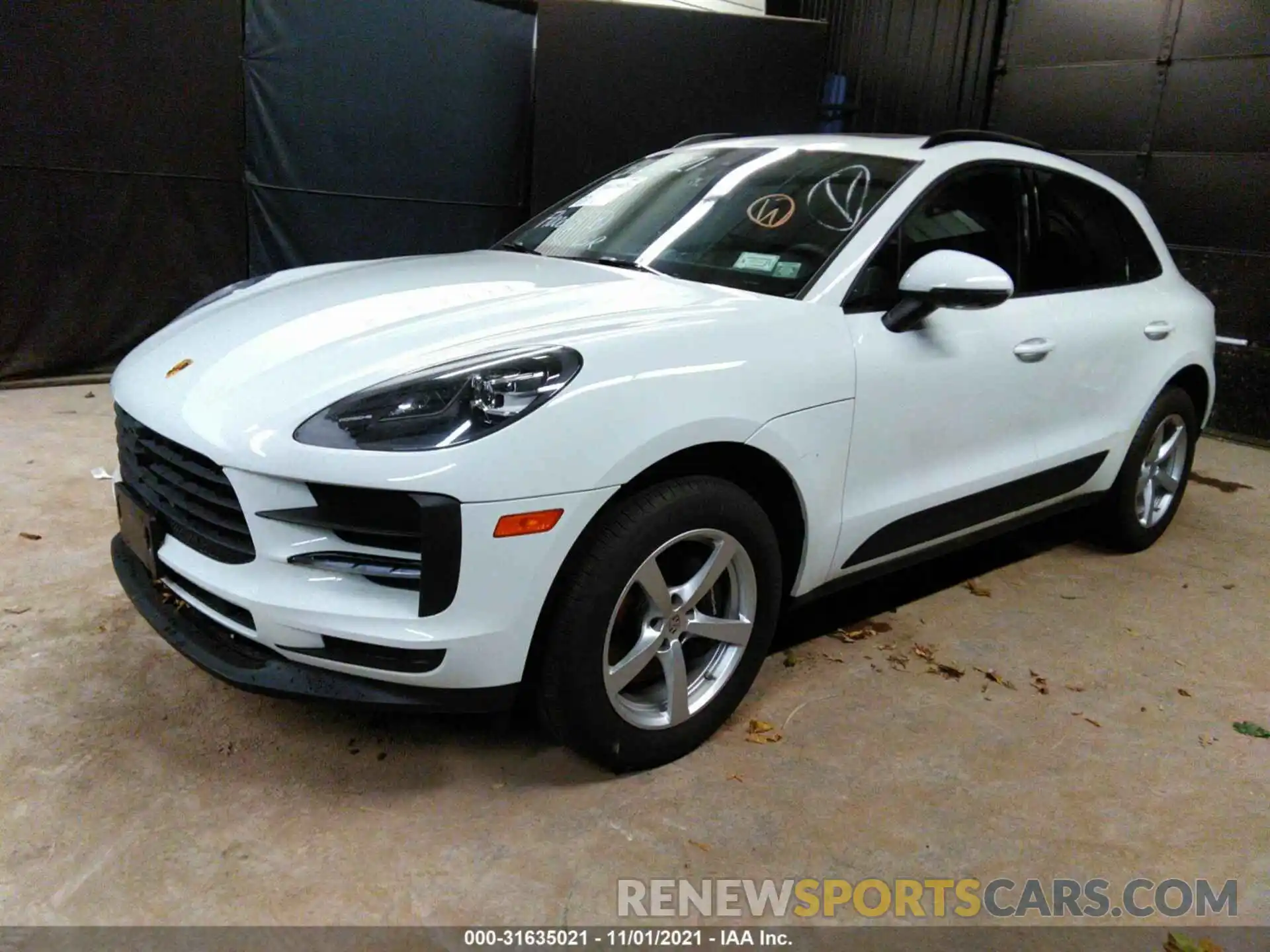 2 Photograph of a damaged car WP1AA2A57MLB03880 PORSCHE MACAN 2021