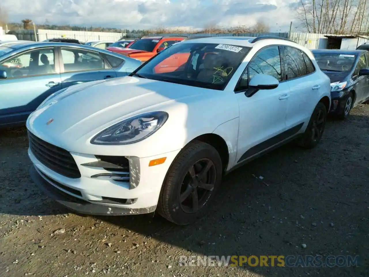 2 Photograph of a damaged car WP1AA2A57MLB09209 PORSCHE MACAN 2021