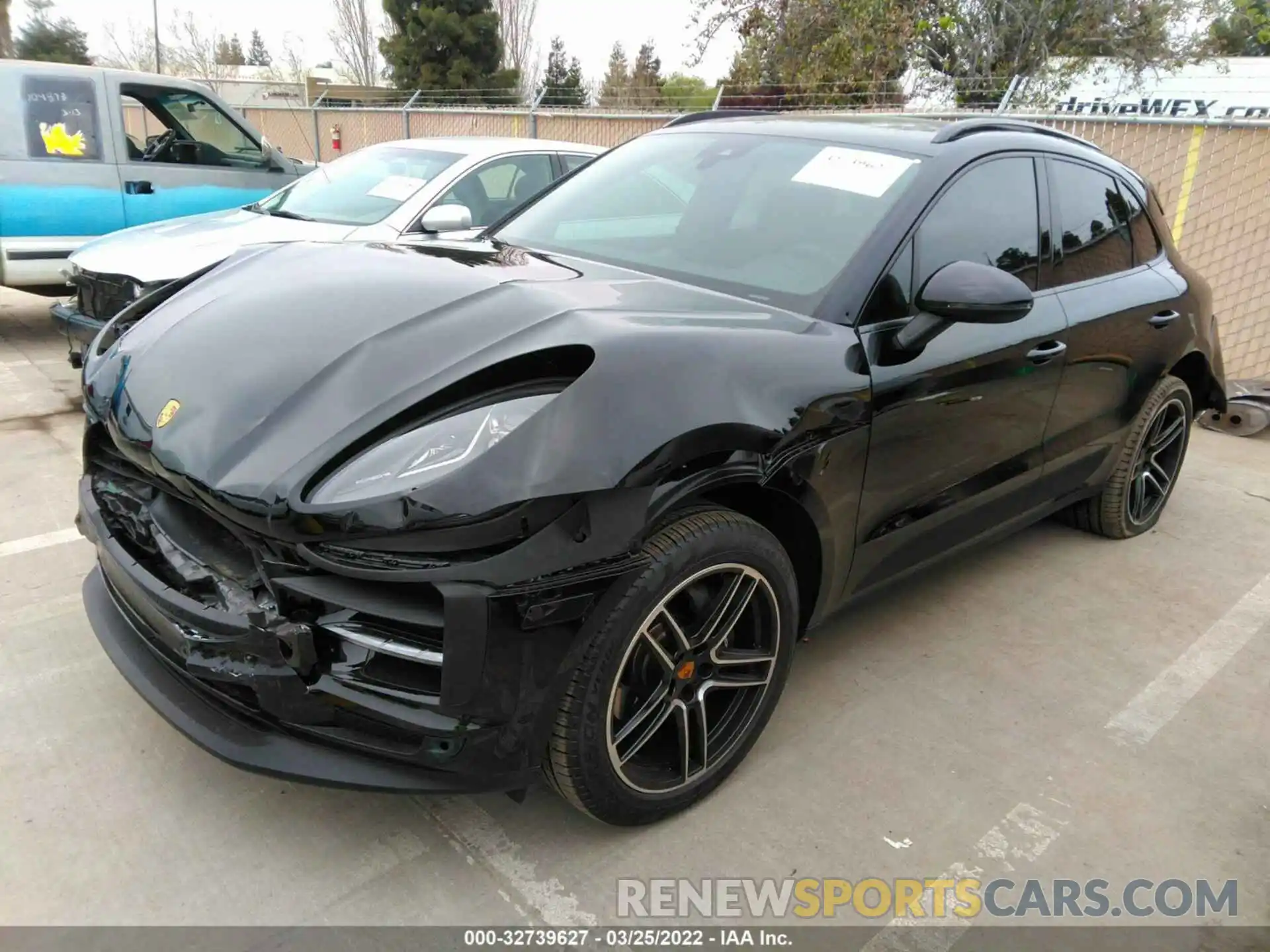 2 Photograph of a damaged car WP1AA2A57MLB09288 PORSCHE MACAN 2021