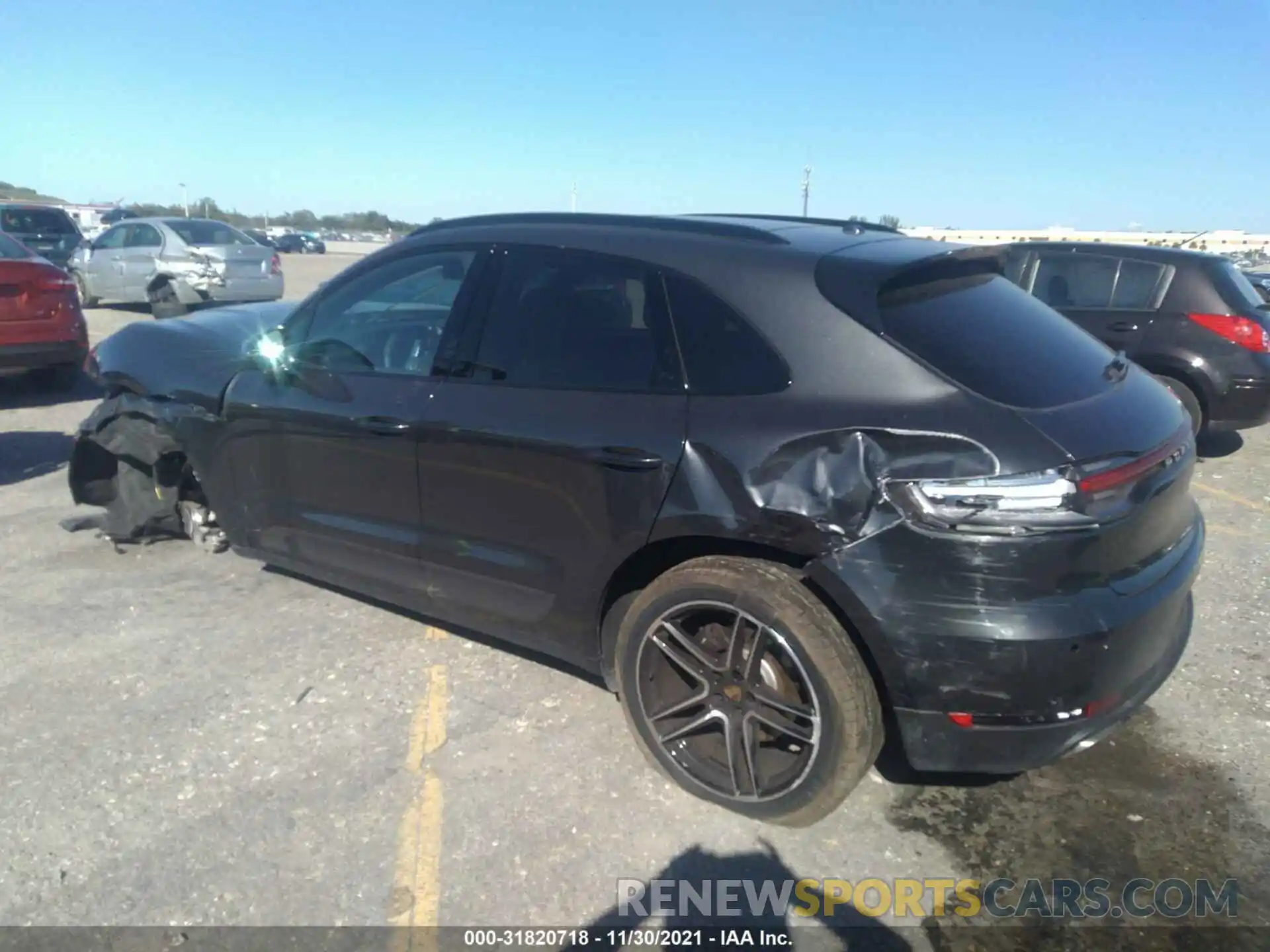 3 Photograph of a damaged car WP1AA2A57MLB11879 PORSCHE MACAN 2021