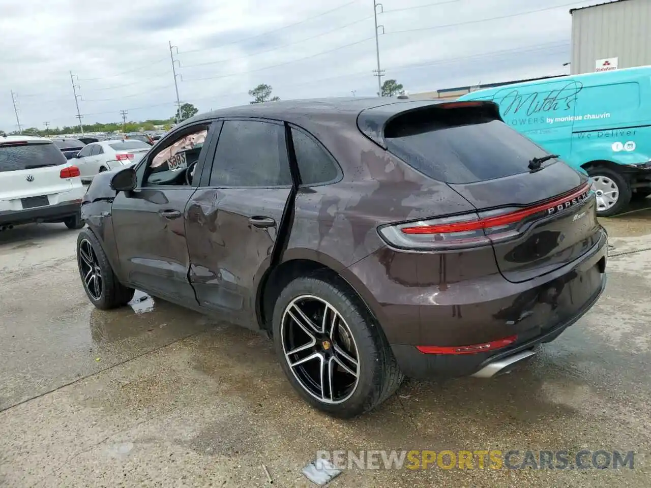 2 Photograph of a damaged car WP1AA2A57MLB12014 PORSCHE MACAN 2021