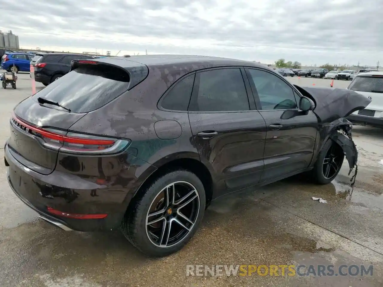 3 Фотография поврежденного автомобиля WP1AA2A57MLB12014 PORSCHE MACAN 2021