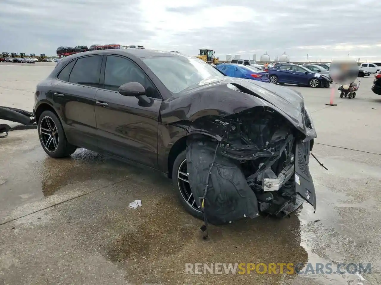 4 Photograph of a damaged car WP1AA2A57MLB12014 PORSCHE MACAN 2021