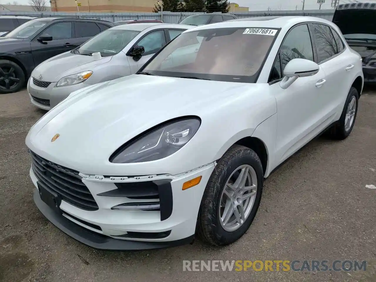 2 Photograph of a damaged car WP1AA2A57MLB13924 PORSCHE MACAN 2021