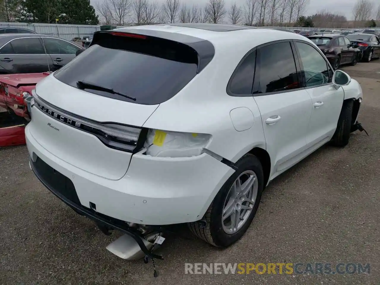 4 Photograph of a damaged car WP1AA2A57MLB13924 PORSCHE MACAN 2021