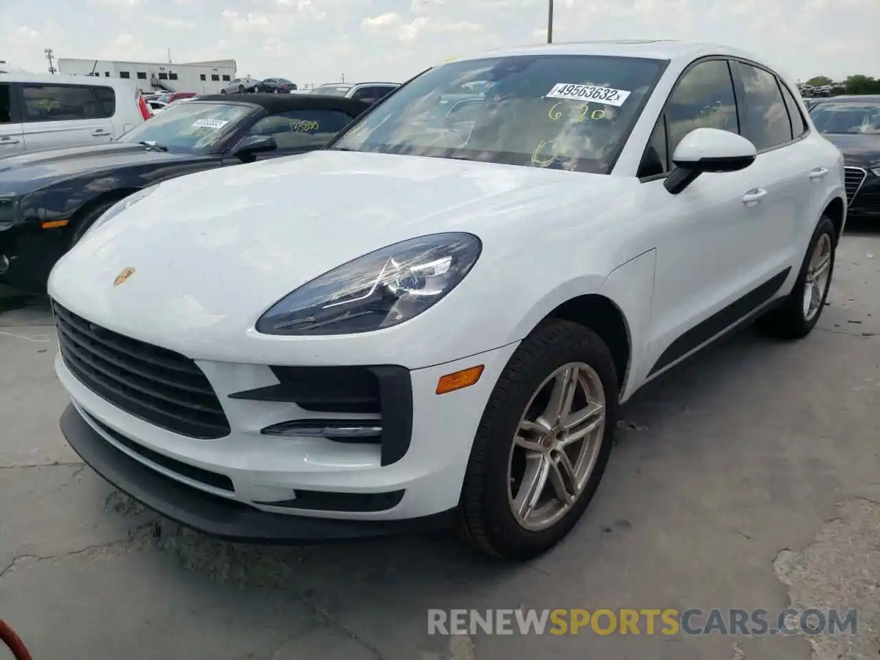 2 Photograph of a damaged car WP1AA2A57MLB14183 PORSCHE MACAN 2021