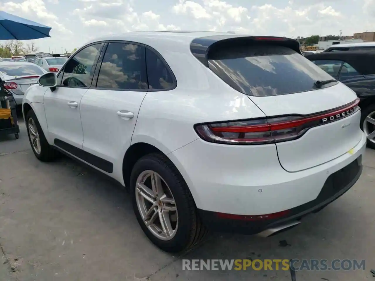 3 Фотография поврежденного автомобиля WP1AA2A57MLB14183 PORSCHE MACAN 2021