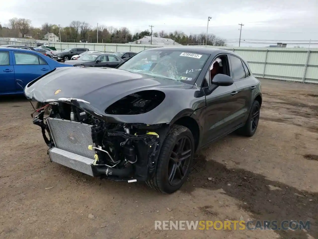 2 Photograph of a damaged car WP1AA2A58MLB02916 PORSCHE MACAN 2021