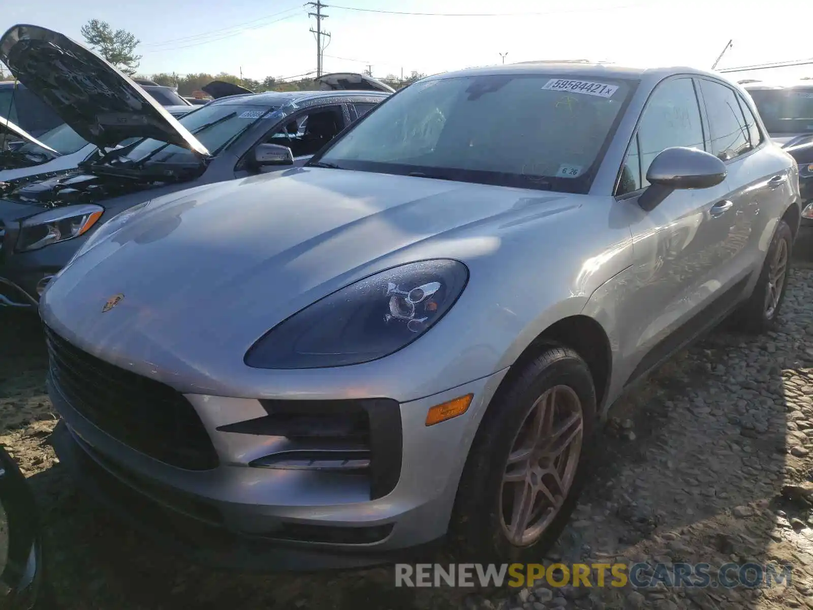 2 Photograph of a damaged car WP1AA2A58MLB05282 PORSCHE MACAN 2021