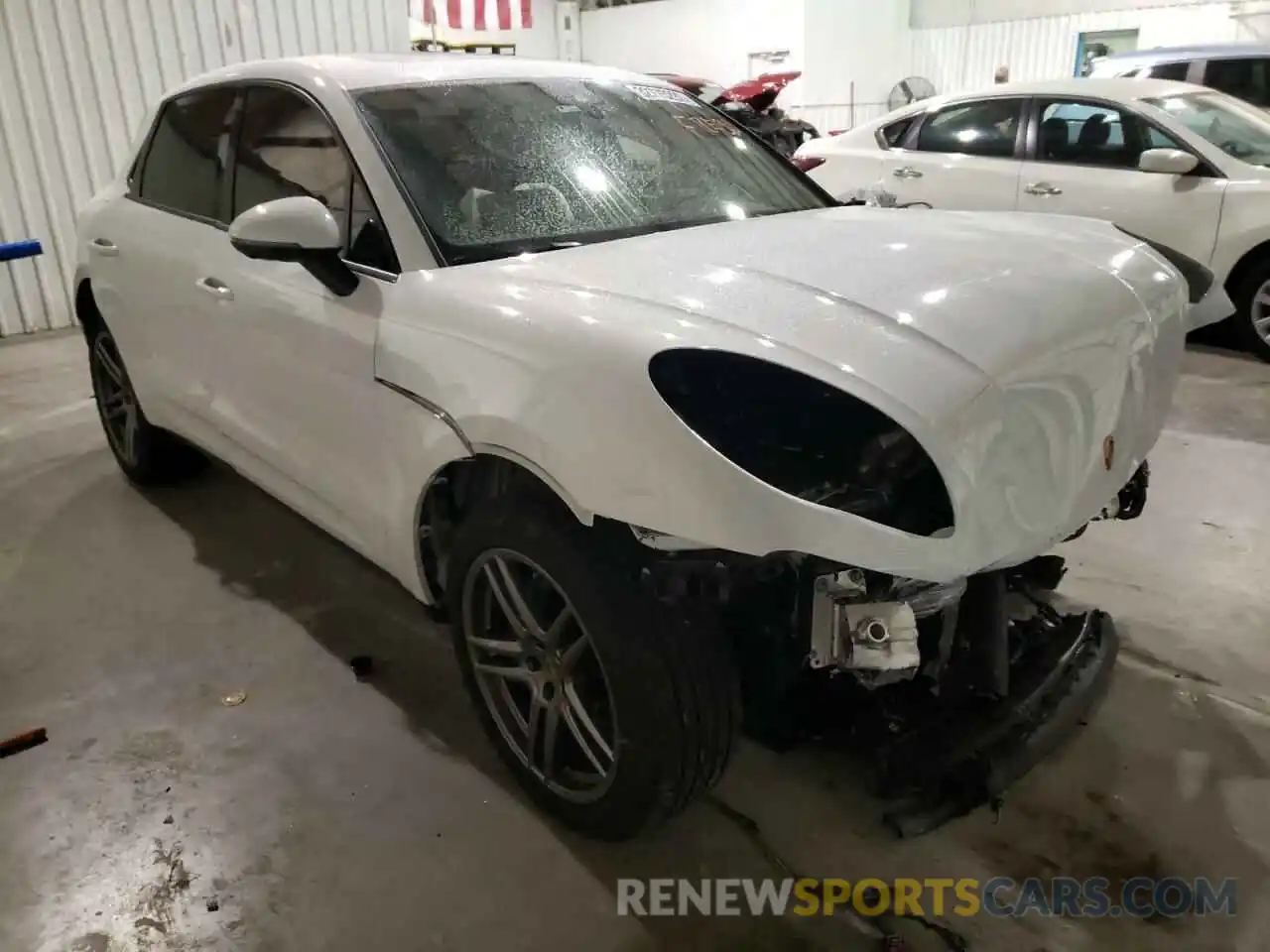 1 Photograph of a damaged car WP1AA2A58MLB06951 PORSCHE MACAN 2021