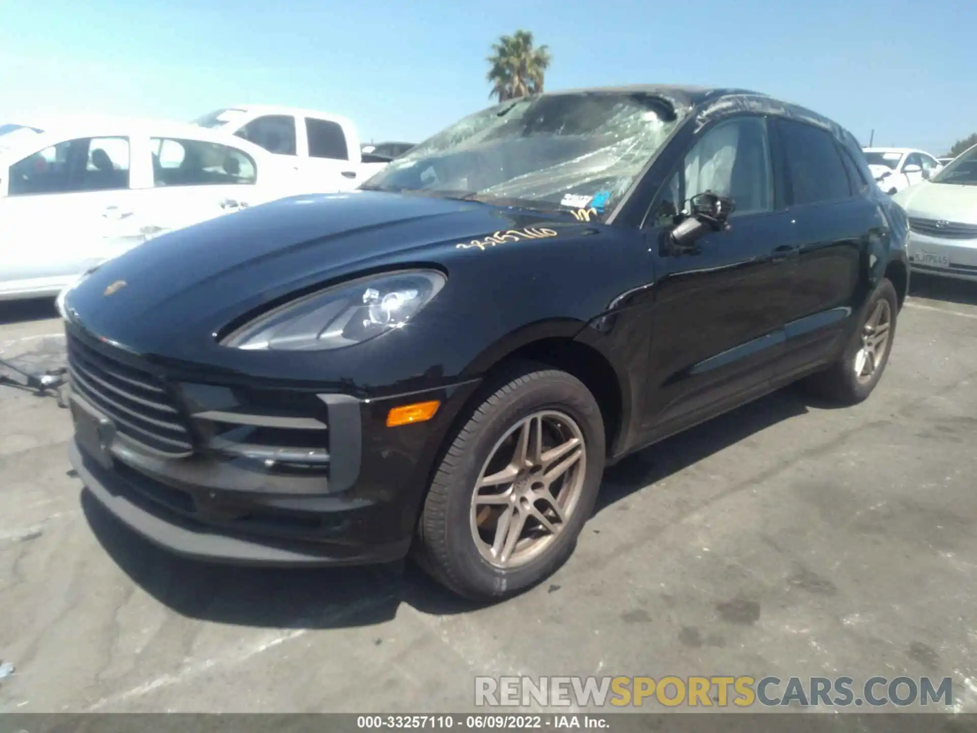 2 Photograph of a damaged car WP1AA2A58MLB08022 PORSCHE MACAN 2021