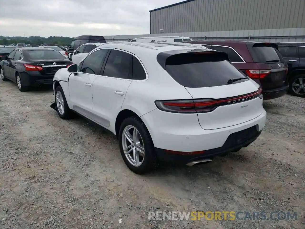 3 Photograph of a damaged car WP1AA2A58MLB09428 PORSCHE MACAN 2021