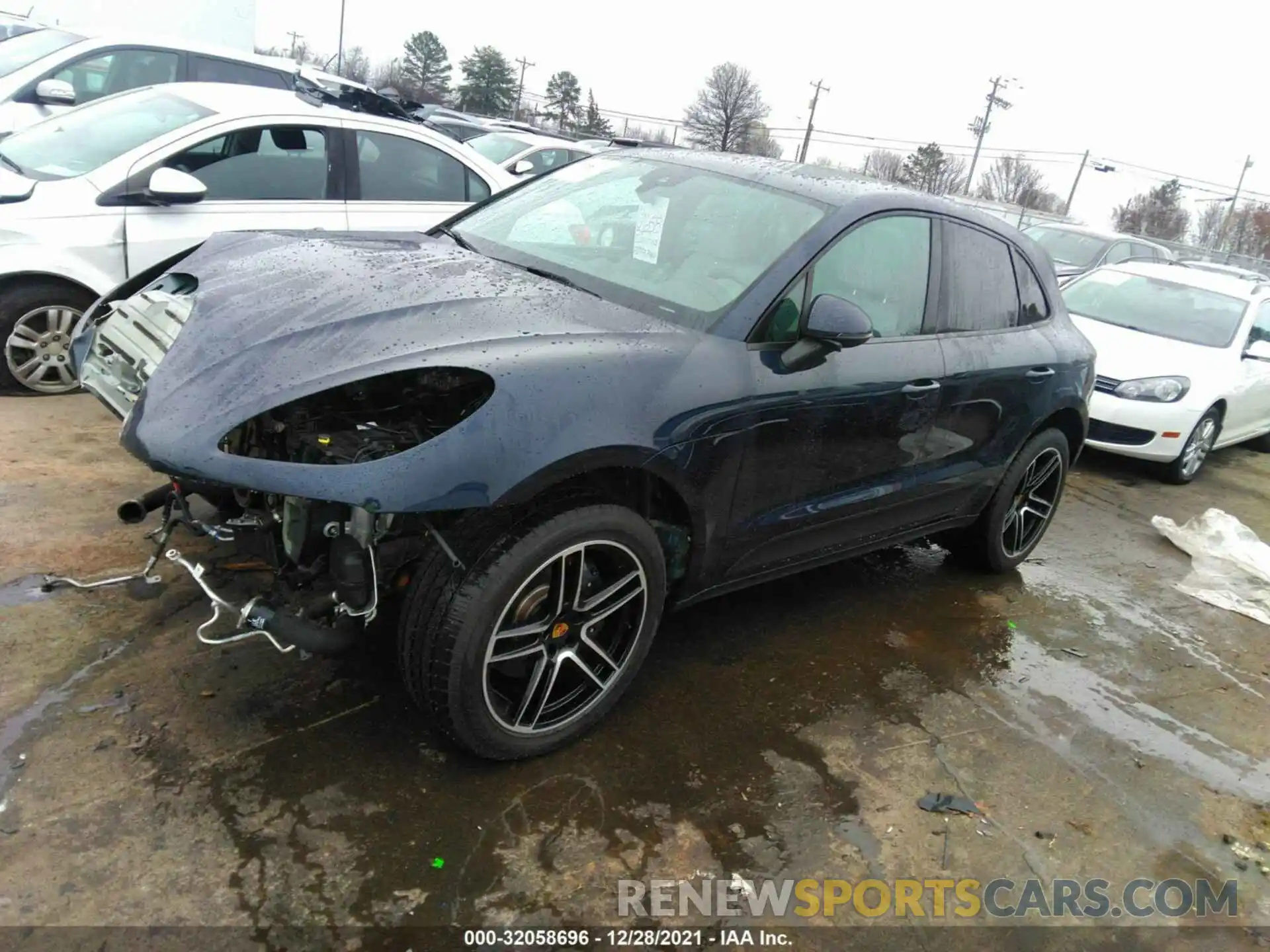 2 Photograph of a damaged car WP1AA2A58MLB11373 PORSCHE MACAN 2021