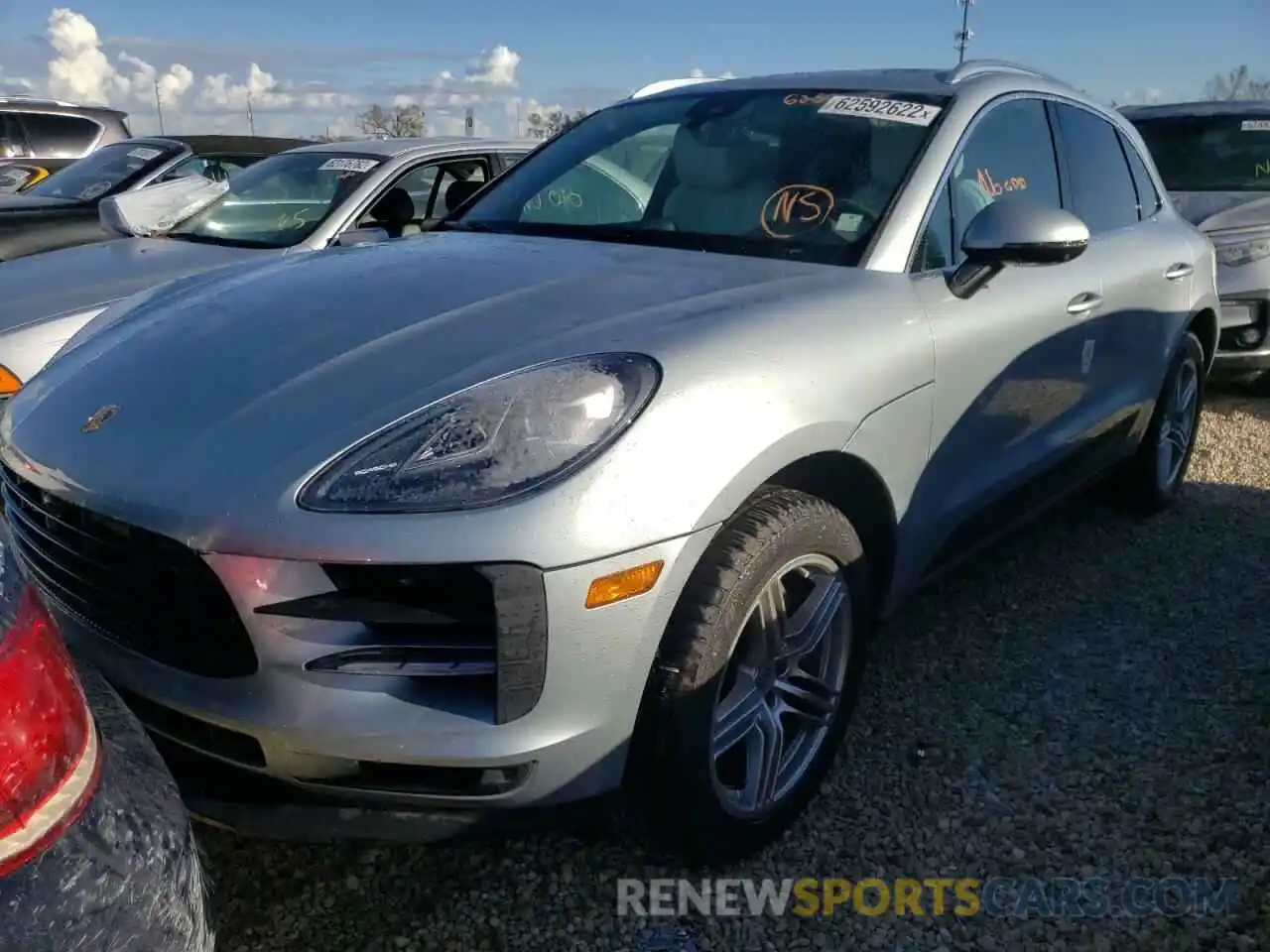 2 Photograph of a damaged car WP1AA2A58MLB11440 PORSCHE MACAN 2021