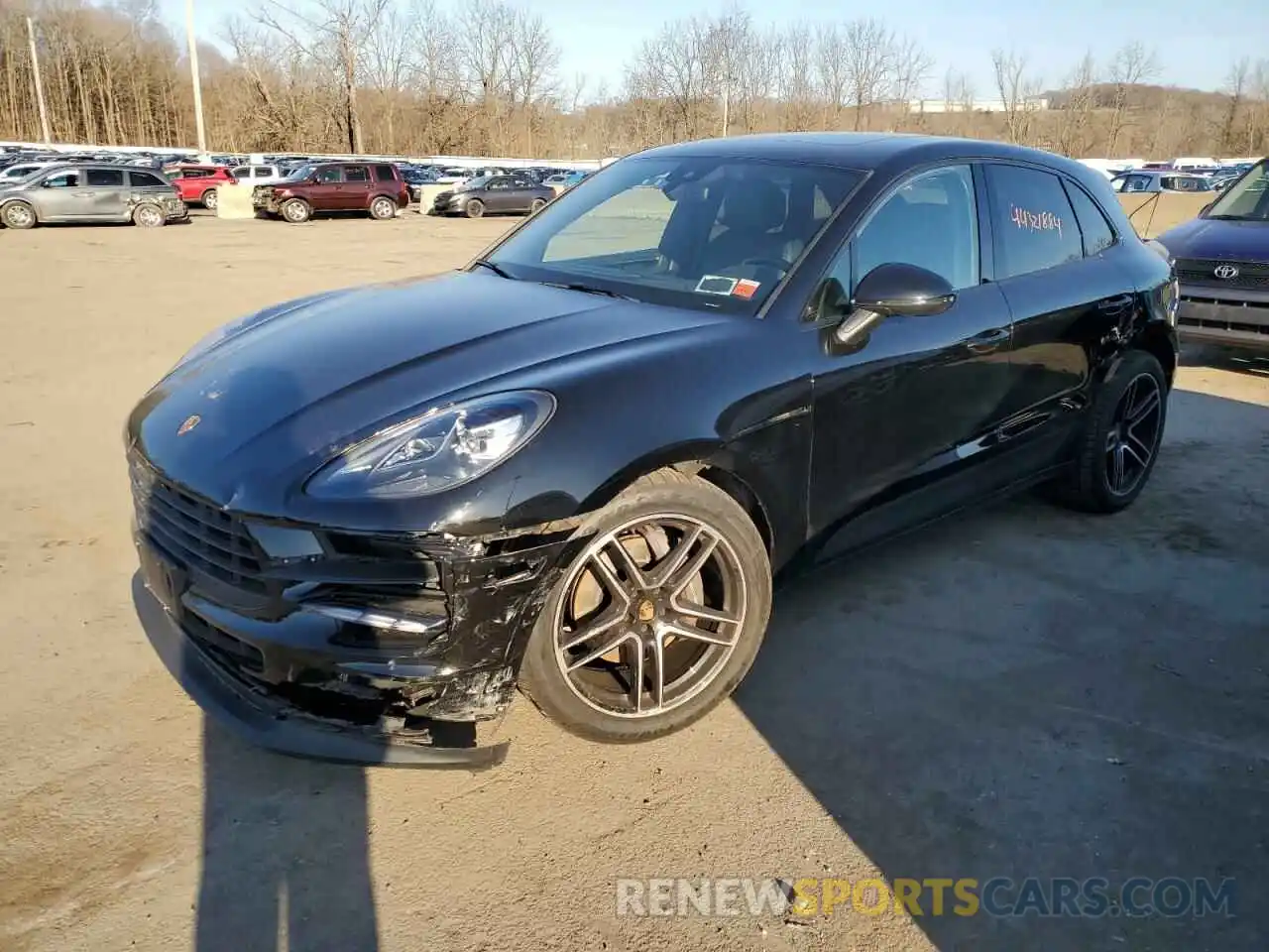 1 Photograph of a damaged car WP1AA2A58MLB13110 PORSCHE MACAN 2021