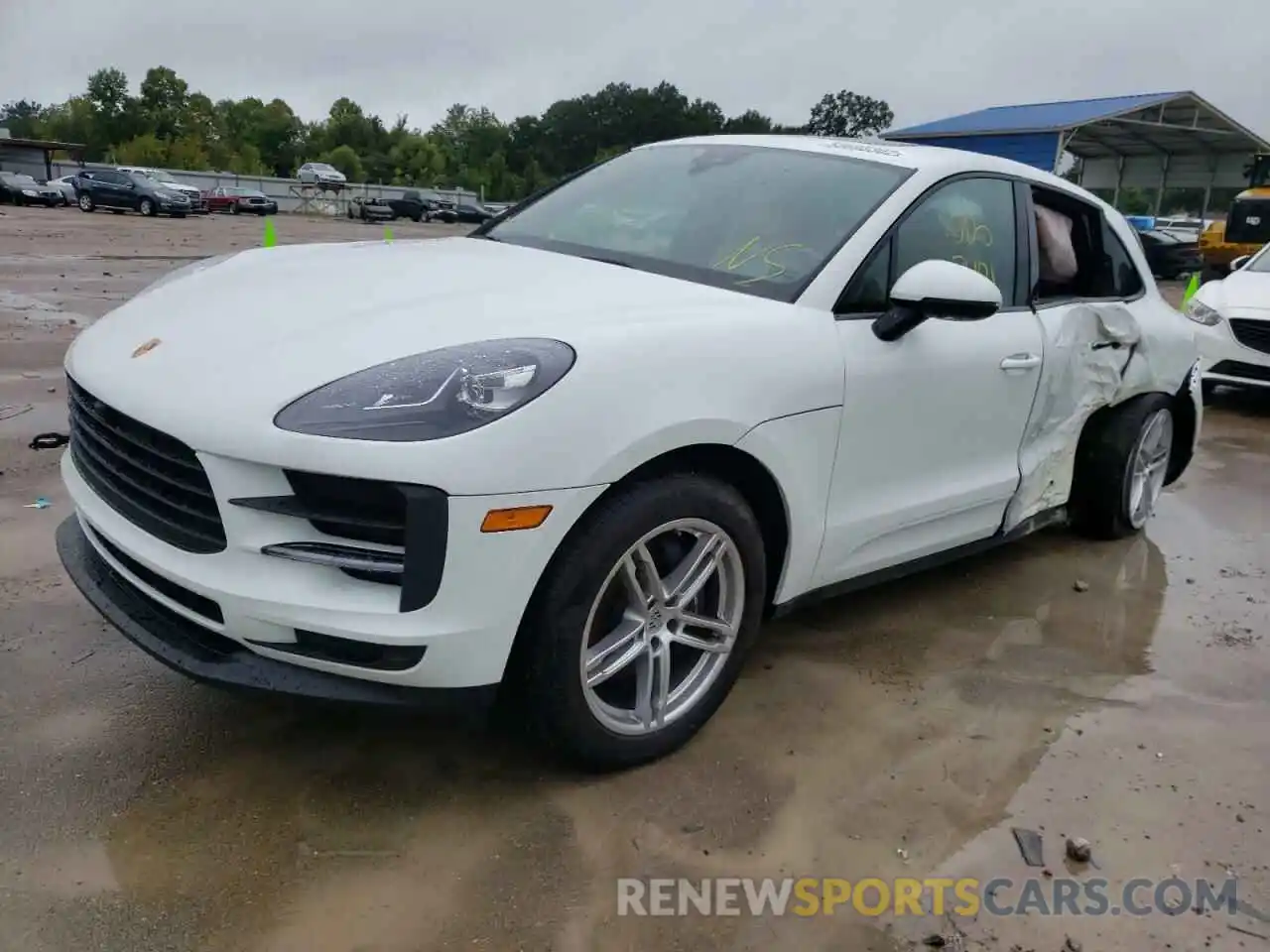 2 Photograph of a damaged car WP1AA2A58MLB18209 PORSCHE MACAN 2021