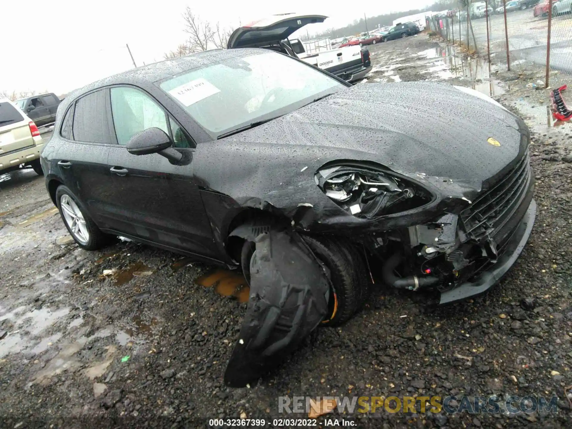 1 Photograph of a damaged car WP1AA2A59MLB05582 PORSCHE MACAN 2021