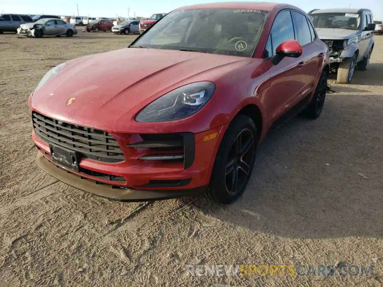 2 Photograph of a damaged car WP1AA2A59MLB05811 PORSCHE MACAN 2021