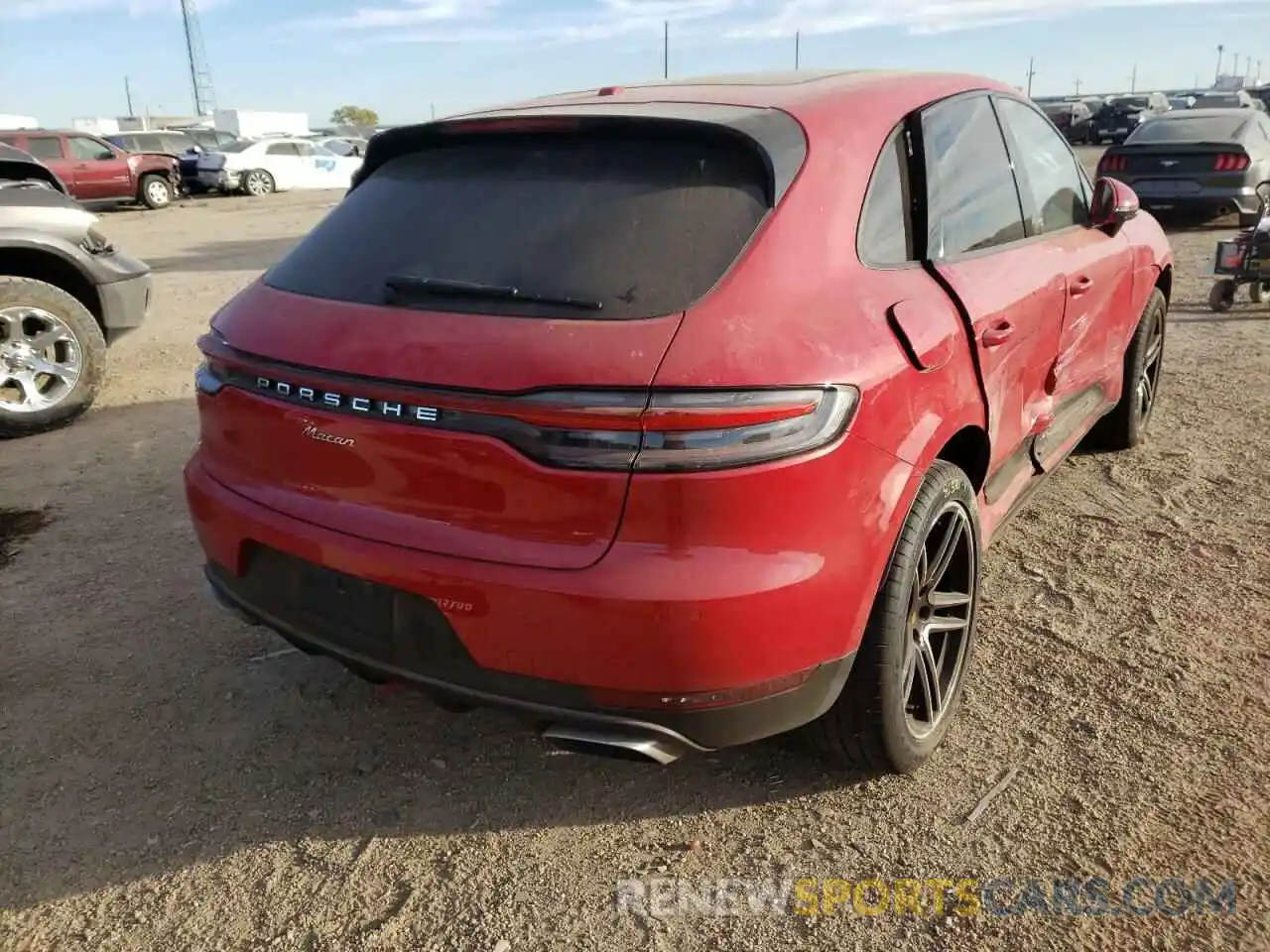 4 Photograph of a damaged car WP1AA2A59MLB05811 PORSCHE MACAN 2021