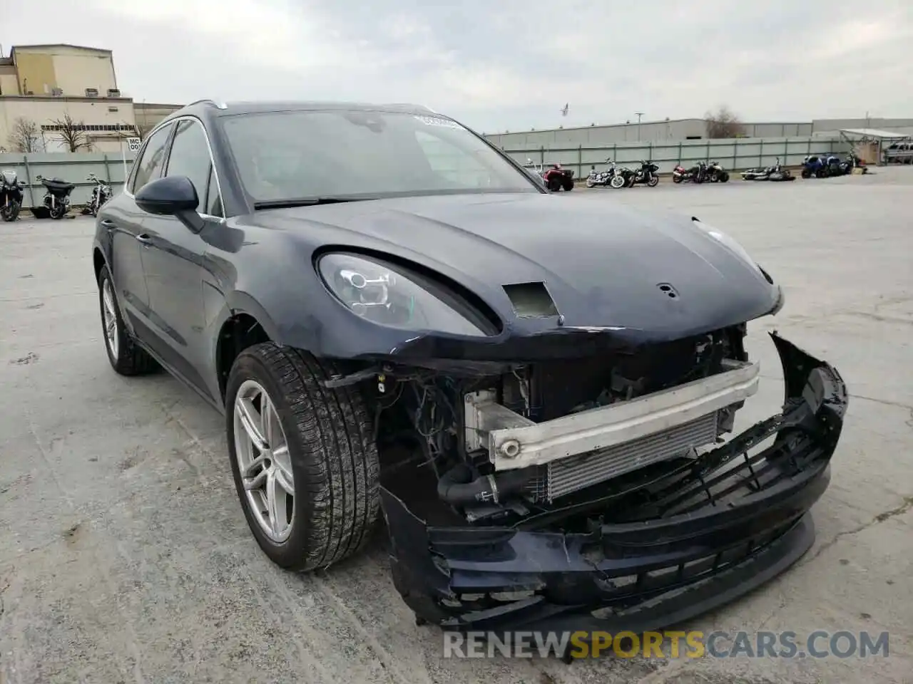 1 Photograph of a damaged car WP1AA2A59MLB07932 PORSCHE MACAN 2021