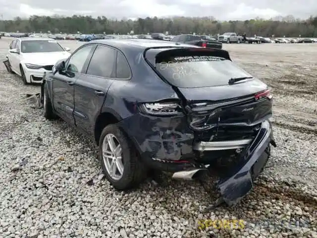 3 Photograph of a damaged car WP1AA2A59MLB09664 PORSCHE MACAN 2021