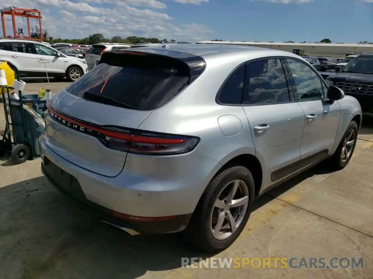 4 Photograph of a damaged car WP1AA2A59MLB11611 PORSCHE MACAN 2021