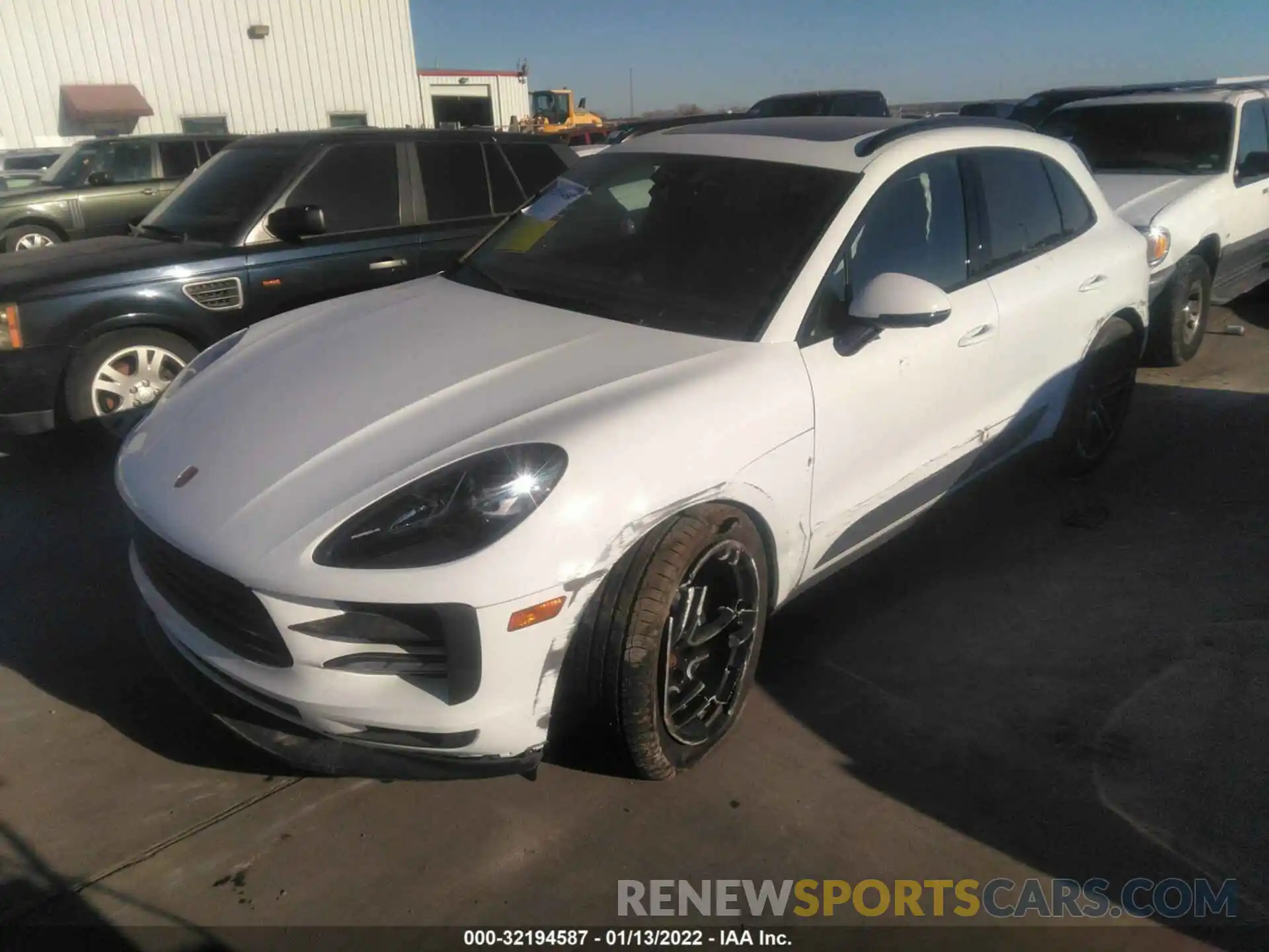 2 Photograph of a damaged car WP1AA2A59MLB17389 PORSCHE MACAN 2021