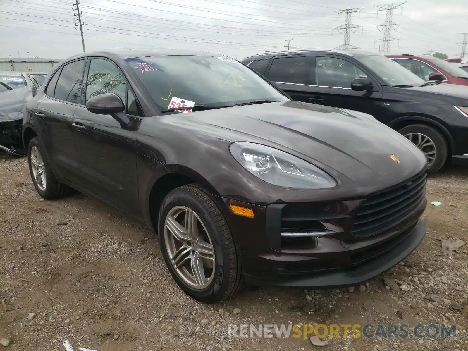 1 Photograph of a damaged car WP1AA2A5XMLB02867 PORSCHE MACAN 2021