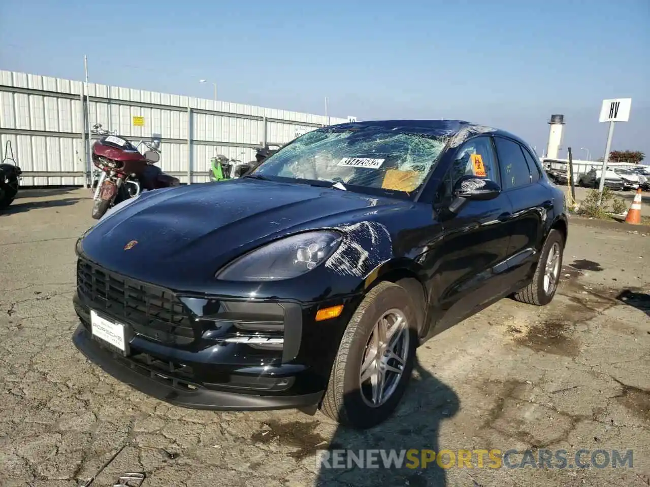 2 Photograph of a damaged car WP1AA2A5XMLB04005 PORSCHE MACAN 2021