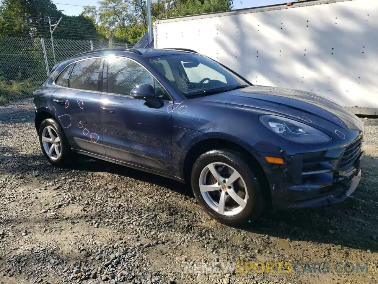 4 Photograph of a damaged car WP1AA2A5XMLB06238 PORSCHE MACAN 2021