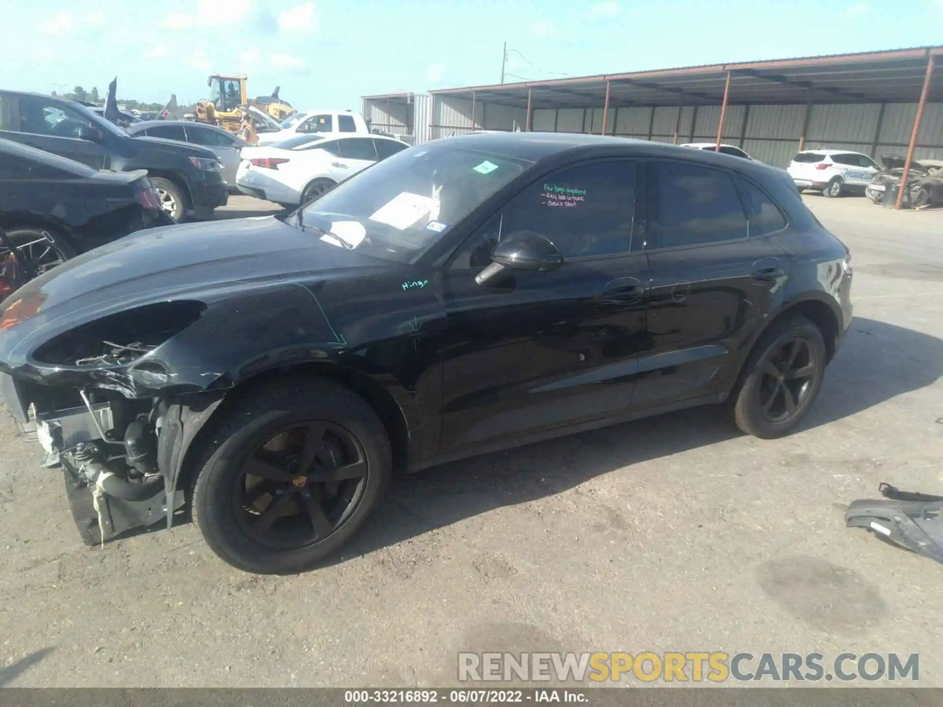 2 Photograph of a damaged car WP1AA2A5XMLB07647 PORSCHE MACAN 2021