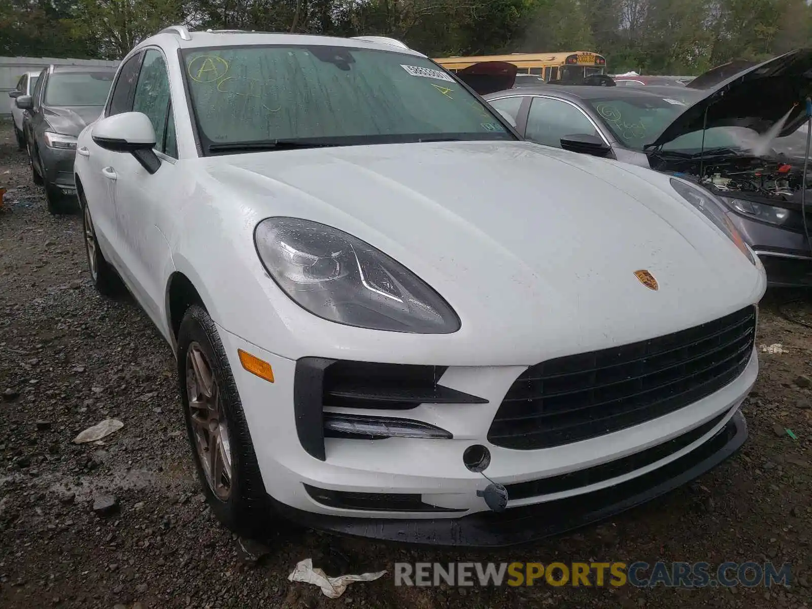 1 Photograph of a damaged car WP1AA2A5XMLB09785 PORSCHE MACAN 2021