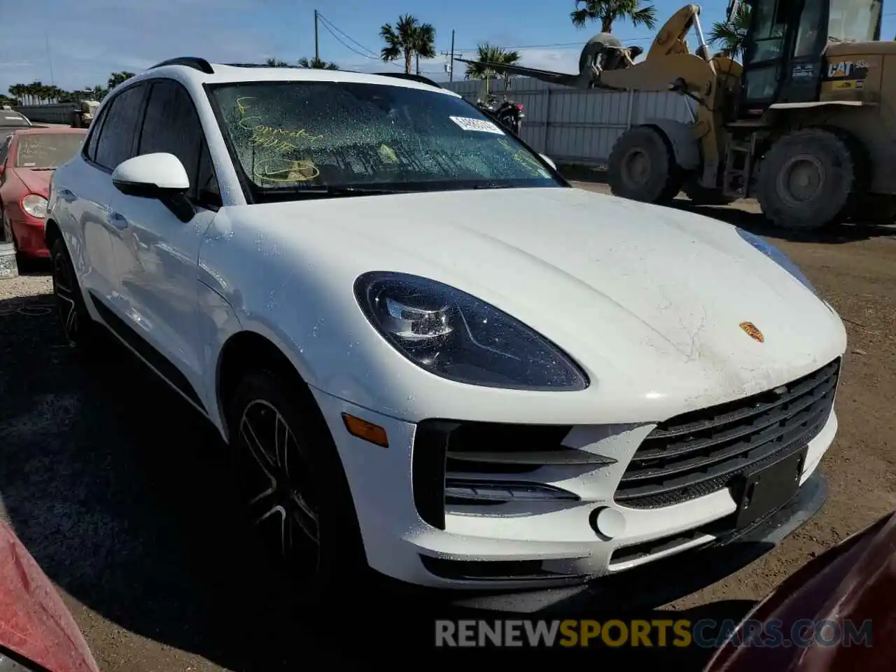 1 Photograph of a damaged car WP1AA2A5XMLB12590 PORSCHE MACAN 2021