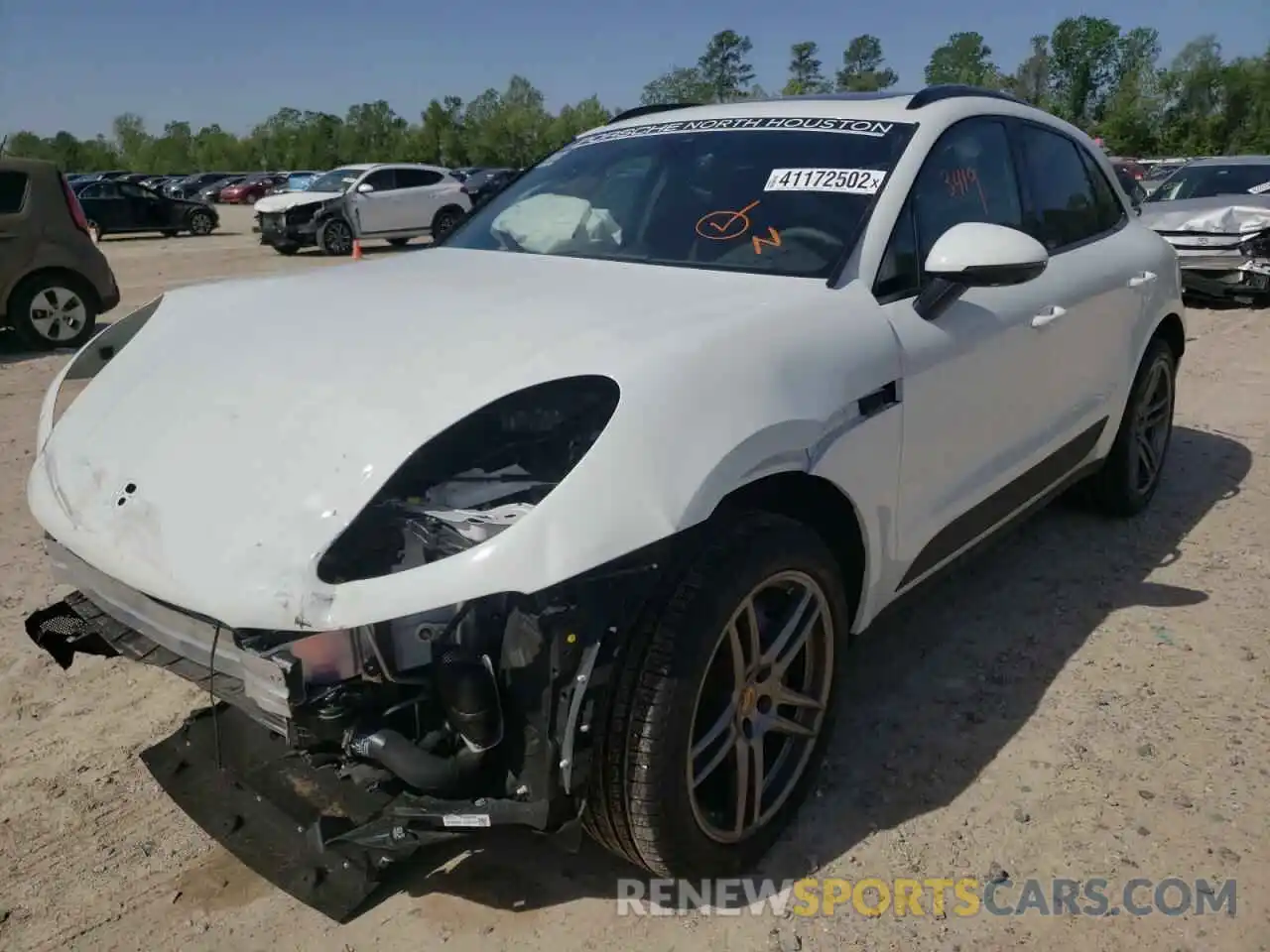 2 Photograph of a damaged car WP1AA2A5XMLB15666 PORSCHE MACAN 2021