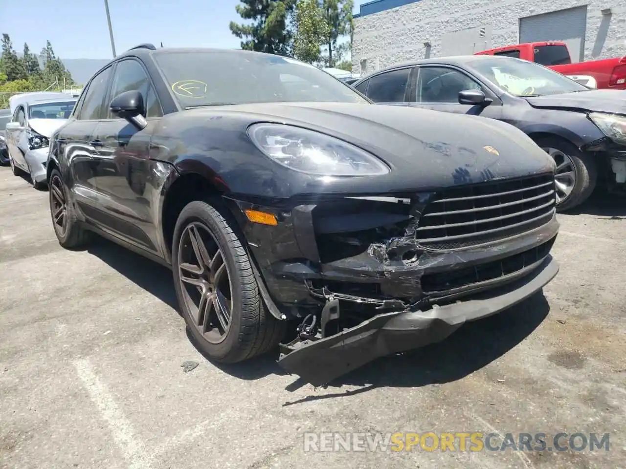 1 Photograph of a damaged car WP1AA2A5XMLB18146 PORSCHE MACAN 2021