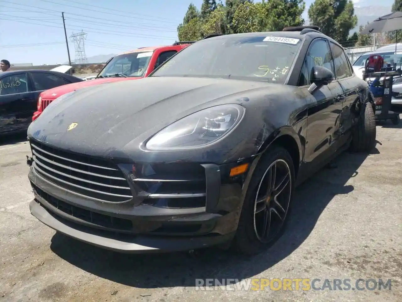 2 Photograph of a damaged car WP1AA2A5XMLB18146 PORSCHE MACAN 2021