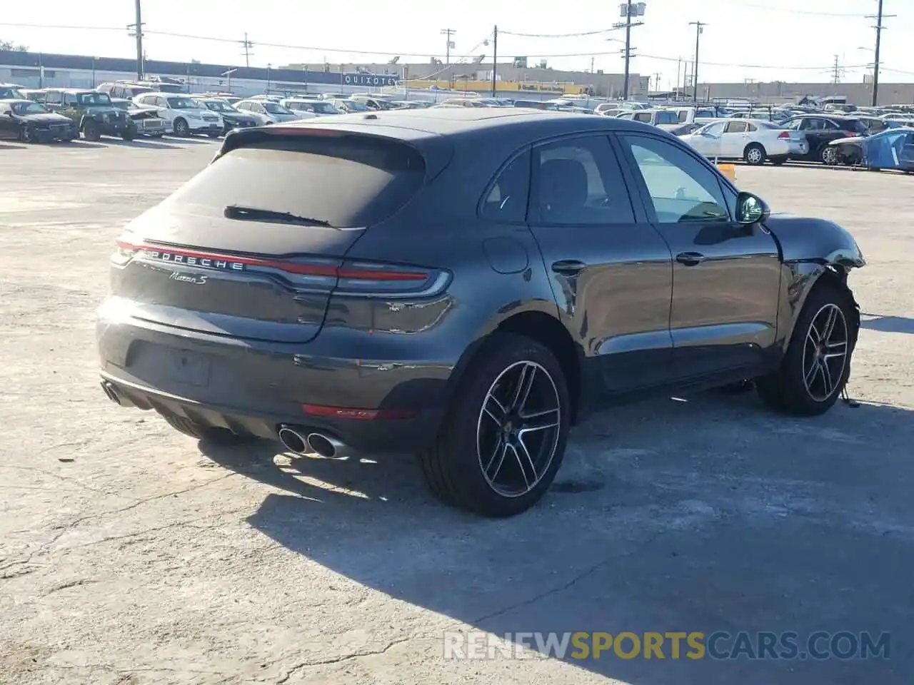 4 Photograph of a damaged car WP1AB2A50MLB32537 PORSCHE MACAN 2021