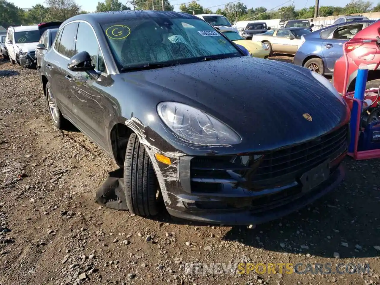 1 Photograph of a damaged car WP1AB2A50MLB33266 PORSCHE MACAN 2021