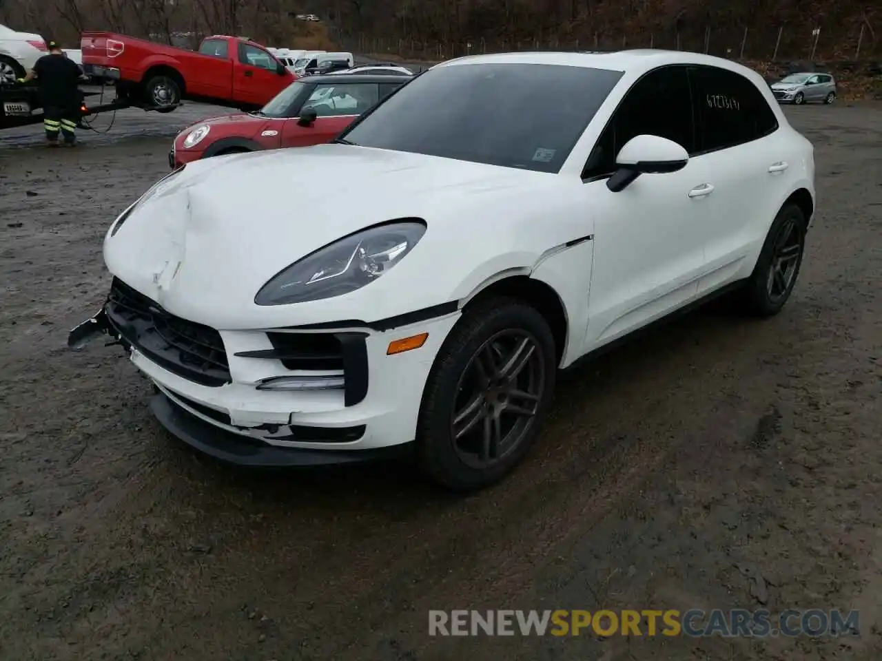 2 Photograph of a damaged car WP1AB2A50MLB35227 PORSCHE MACAN 2021