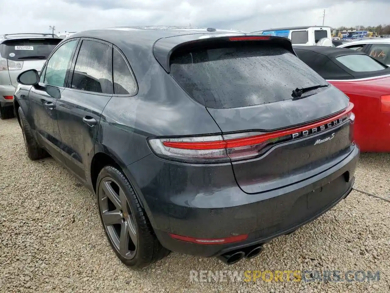 3 Photograph of a damaged car WP1AB2A50MLB37656 PORSCHE MACAN 2021