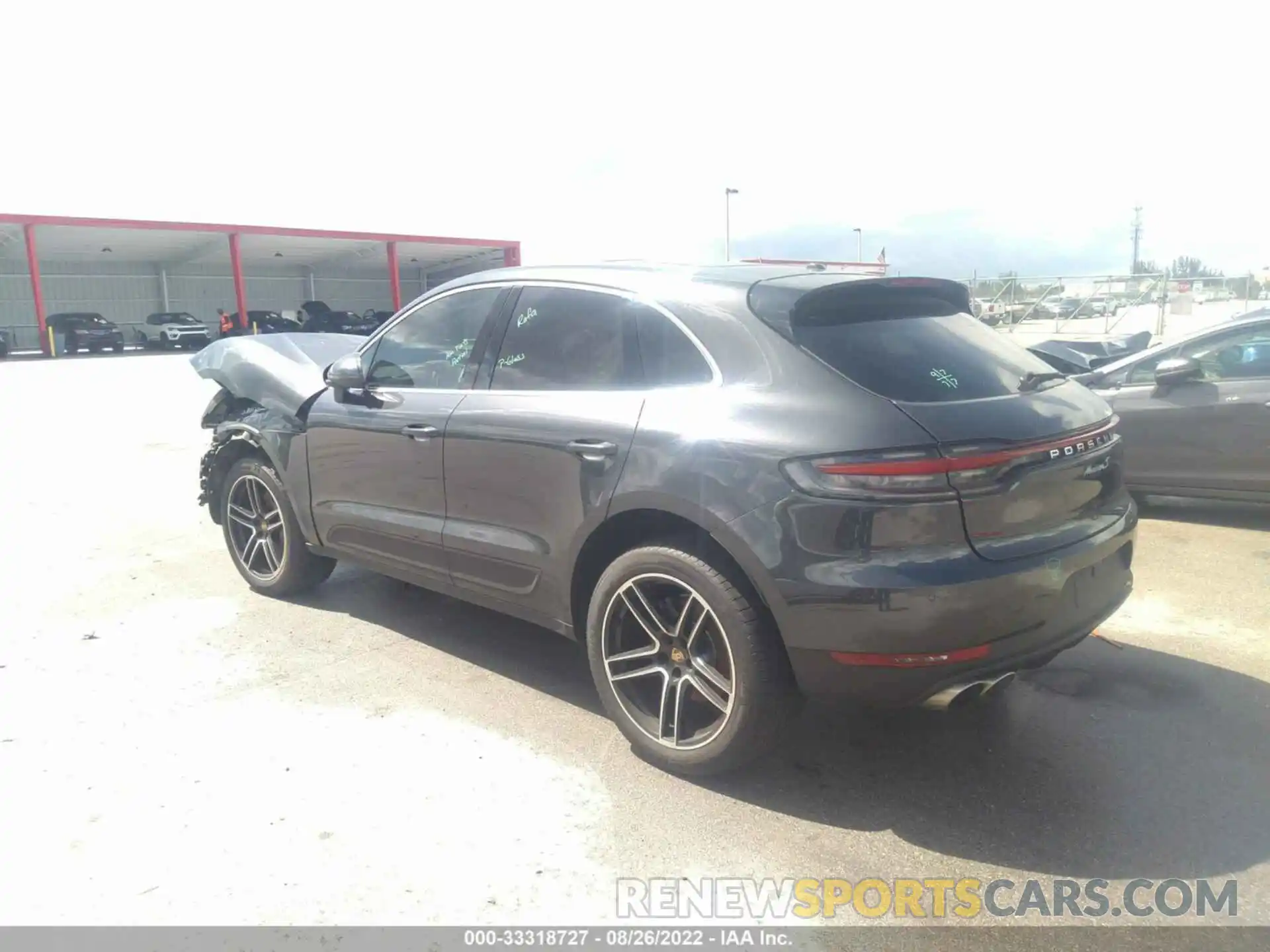 3 Фотография поврежденного автомобиля WP1AB2A51MLB33390 PORSCHE MACAN 2021