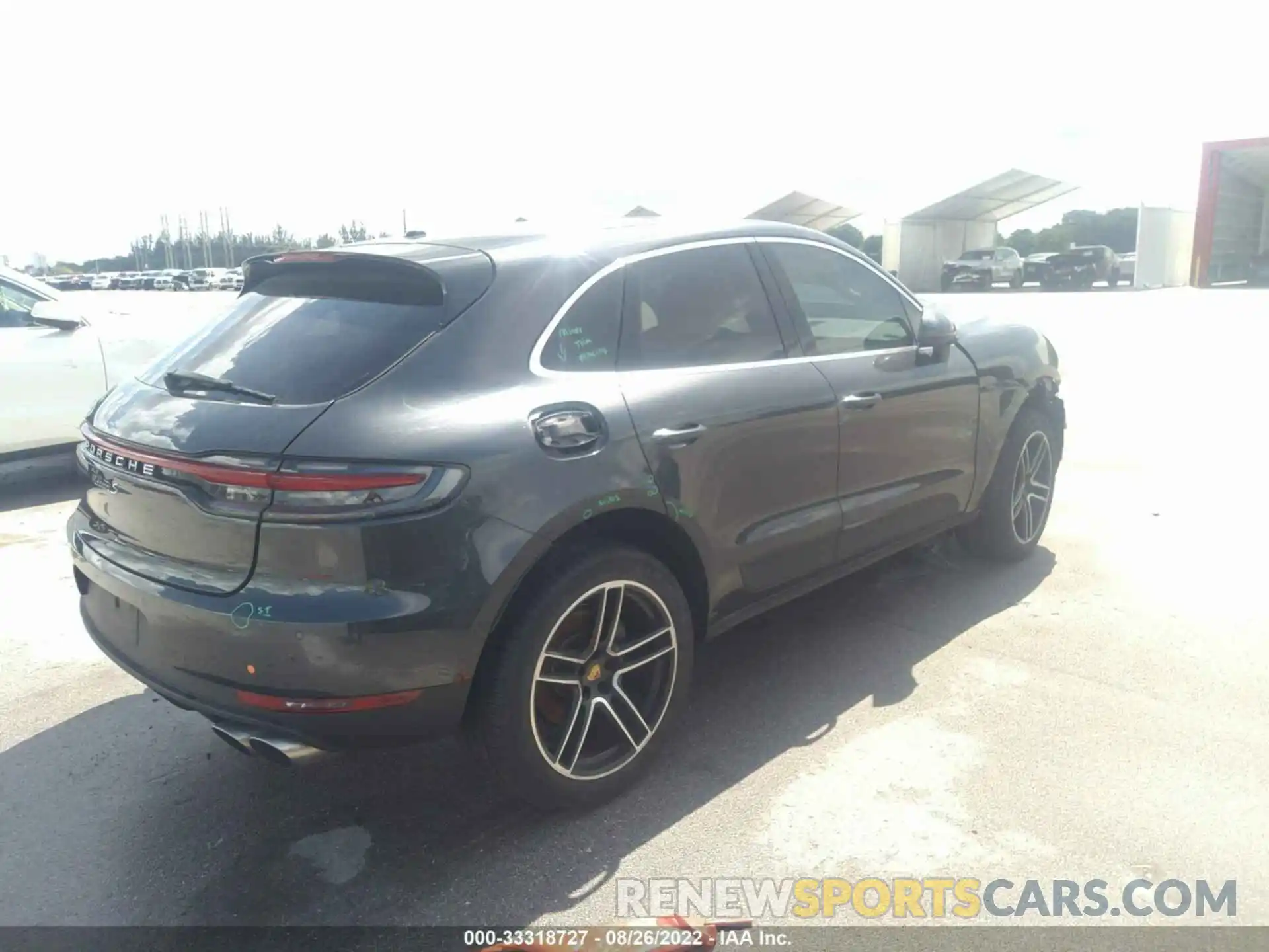 4 Фотография поврежденного автомобиля WP1AB2A51MLB33390 PORSCHE MACAN 2021