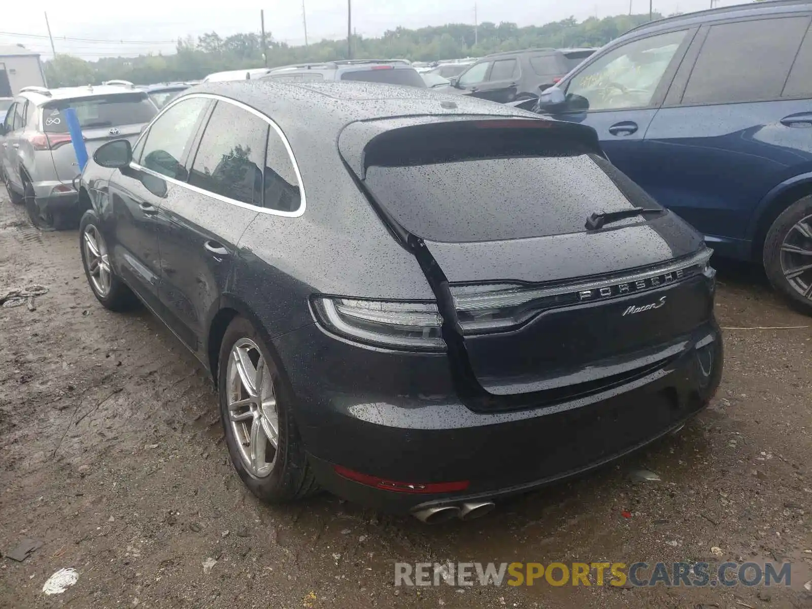 3 Photograph of a damaged car WP1AB2A51MLB33454 PORSCHE MACAN 2021