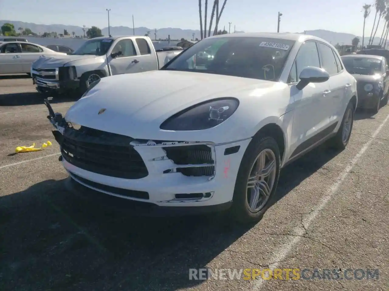 2 Photograph of a damaged car WP1AB2A51MLB33809 PORSCHE MACAN 2021