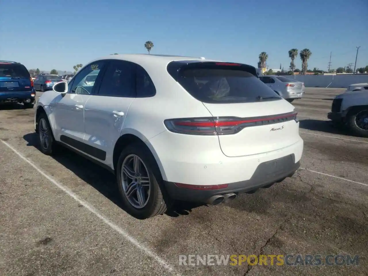 3 Photograph of a damaged car WP1AB2A51MLB33809 PORSCHE MACAN 2021