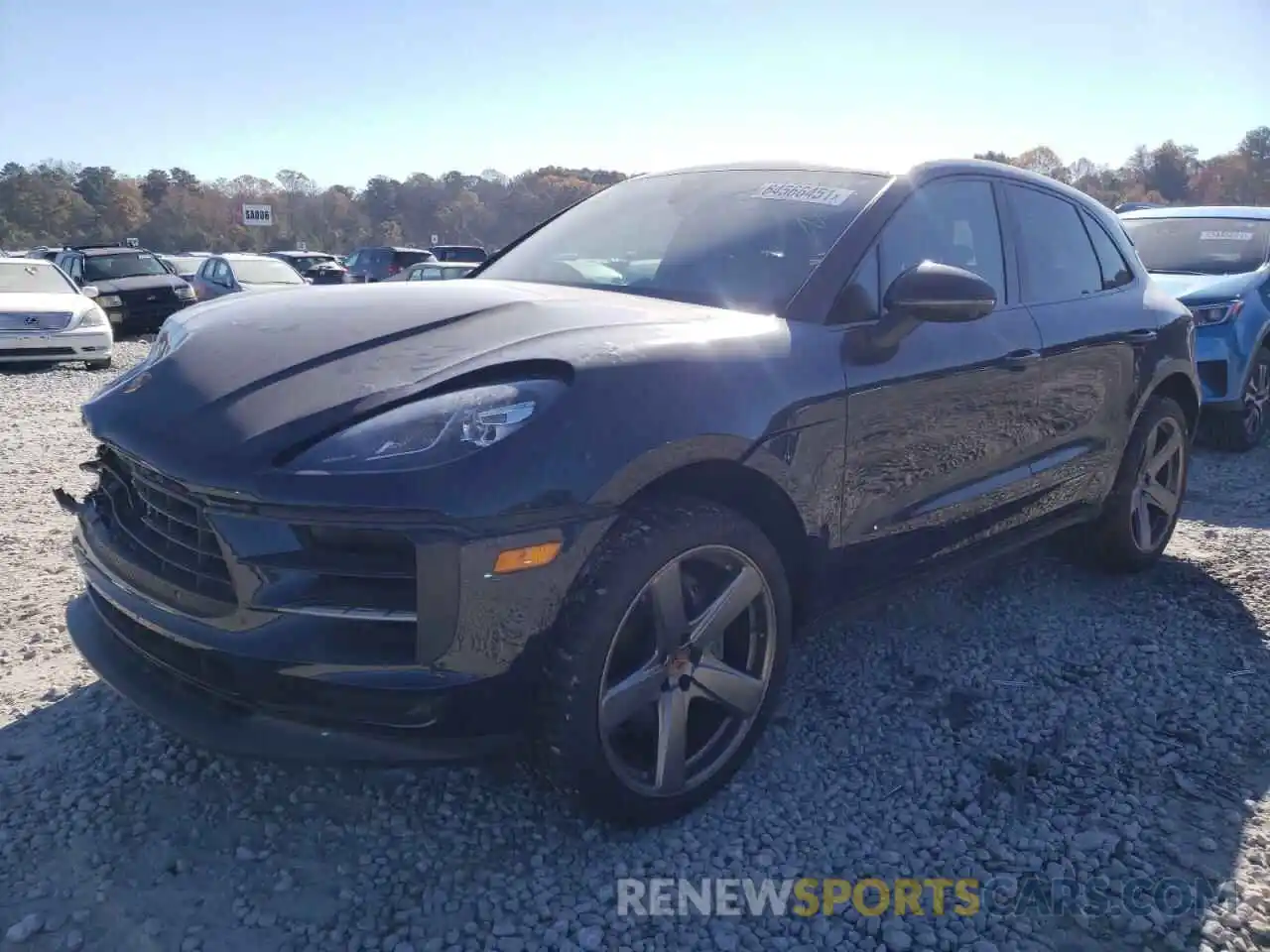 2 Photograph of a damaged car WP1AB2A52MLB31504 PORSCHE MACAN 2021