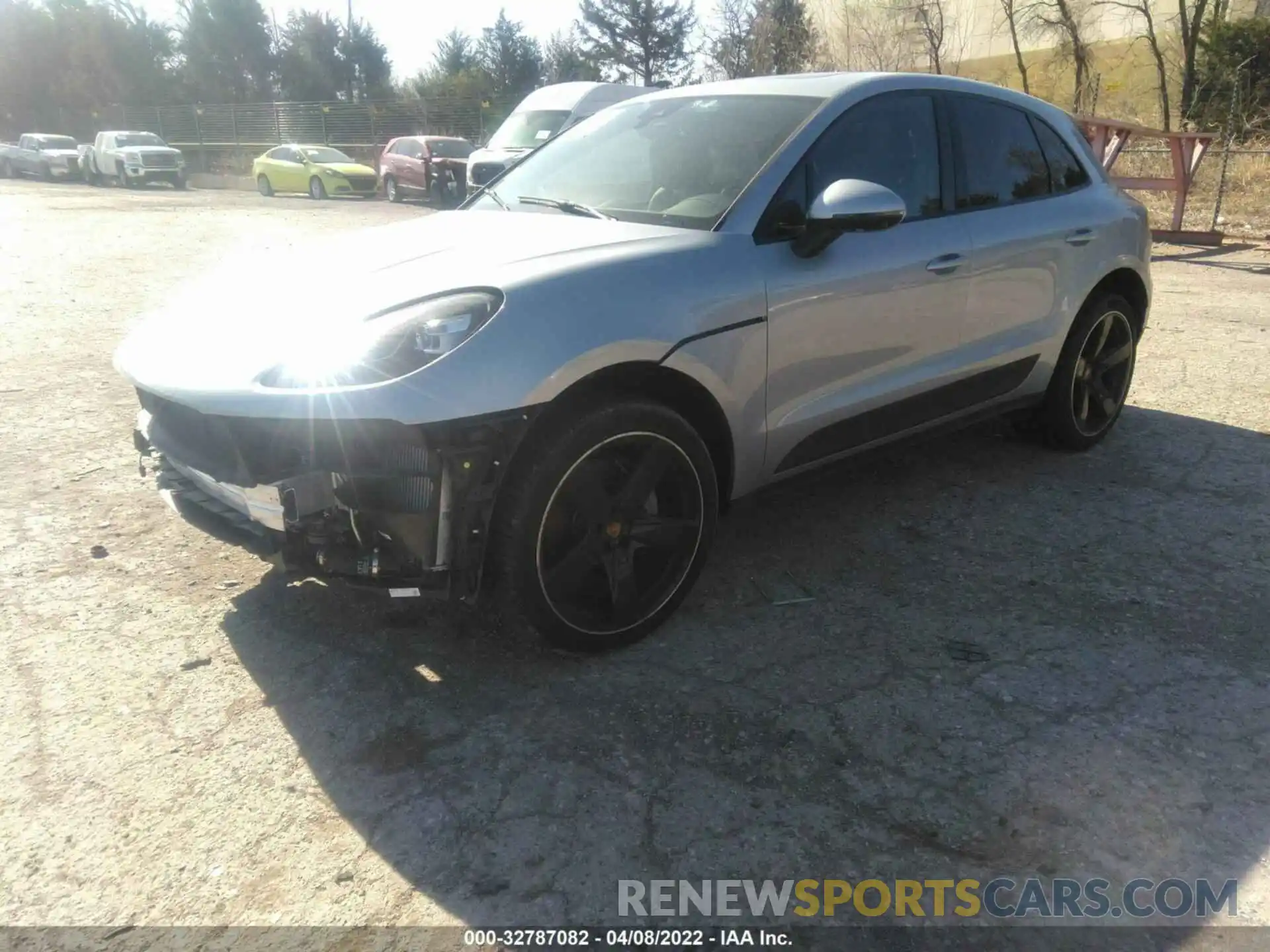 2 Photograph of a damaged car WP1AB2A52MLB31793 PORSCHE MACAN 2021