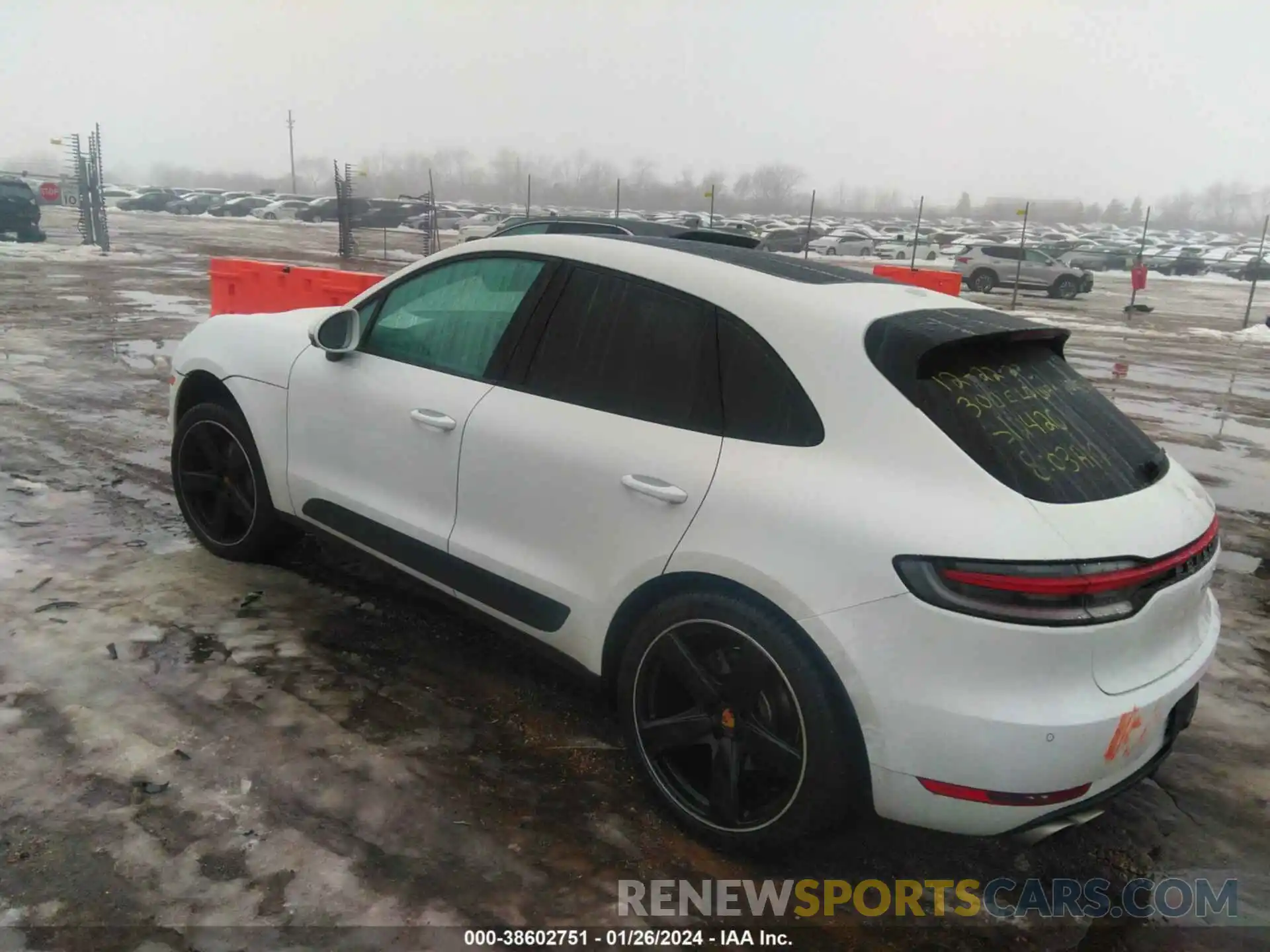 3 Photograph of a damaged car WP1AB2A53MLB34492 PORSCHE MACAN 2021