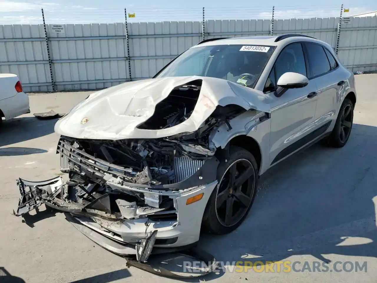 2 Photograph of a damaged car WP1AB2A53MLB37019 PORSCHE MACAN 2021